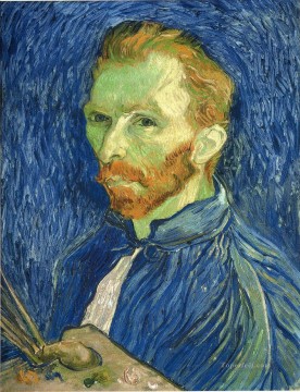 Self Portrait with Pallette Vincent van Gogh Oil Paintings